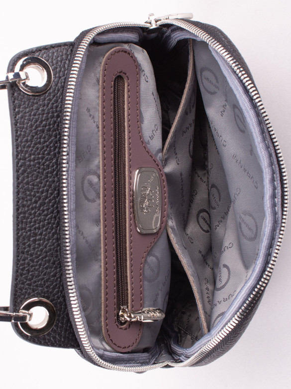 Сумка Curanni 2477 вителло черный ник Сумка Curanni 2477 вителло черный ник