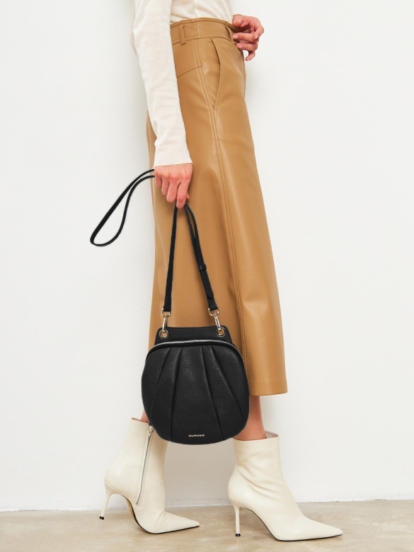 Сумка Curanni 2477 вителло черный ник Сумка Curanni 2477 вителло черный ник