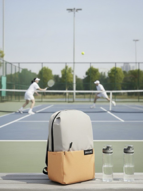 Рюкзак Baggins 621 серый/оранжевый Рюкзак Baggins 621 серый/оранжевый