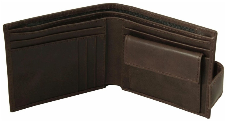 Мужское портмоне Dimanche Camel 634/K, коричневое, натуральная кожа