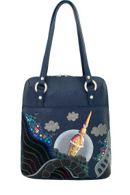 Сумка-трансформер женская Protege, ДС-226-241, "Город-13" синий Сумка-трансформер женская Protege, ДС-226-241, "Город-13" синий