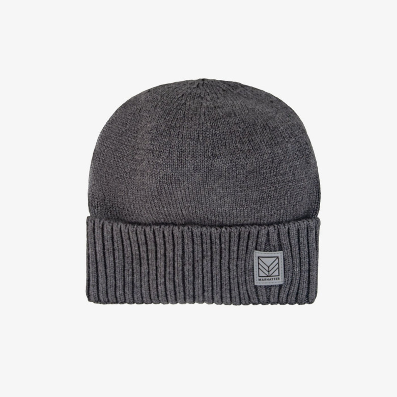 Мужская шапка 12896 MARHATTER антрацит