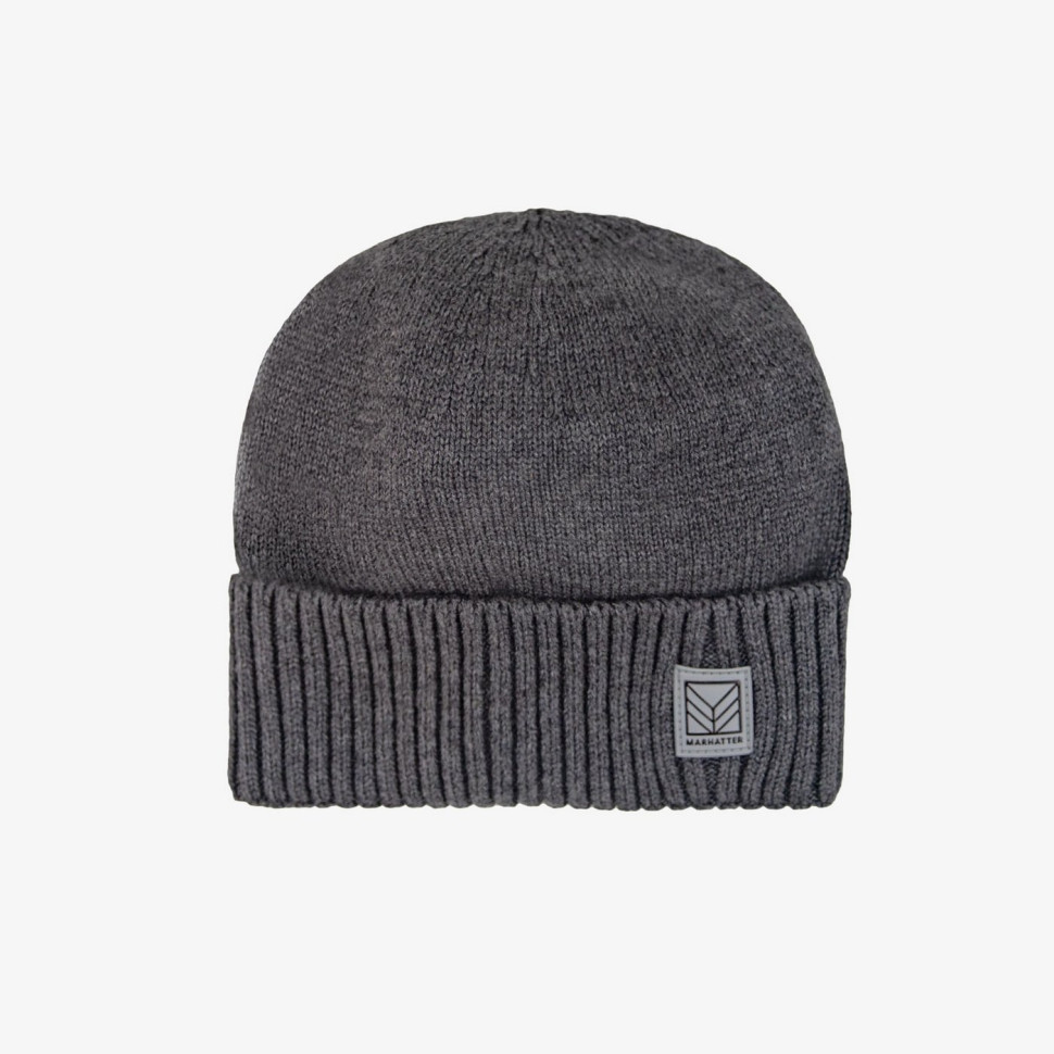 Мужская шапка 12896 MARHATTER антрацит