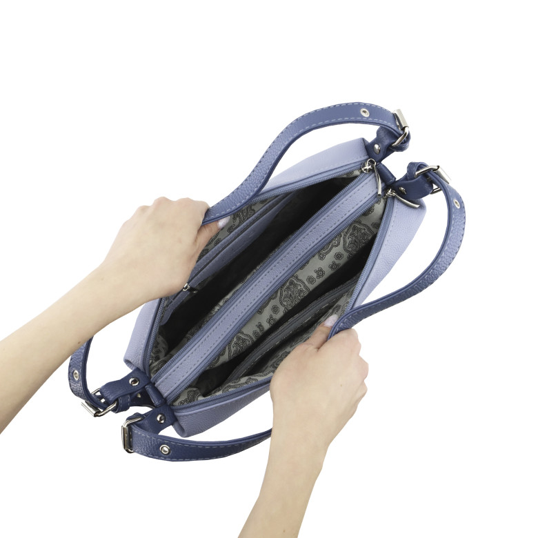 Сумка Оливи, 1175 серо-голубая/синяя Сумка Оливи, 1175 серо-голубая/синяя