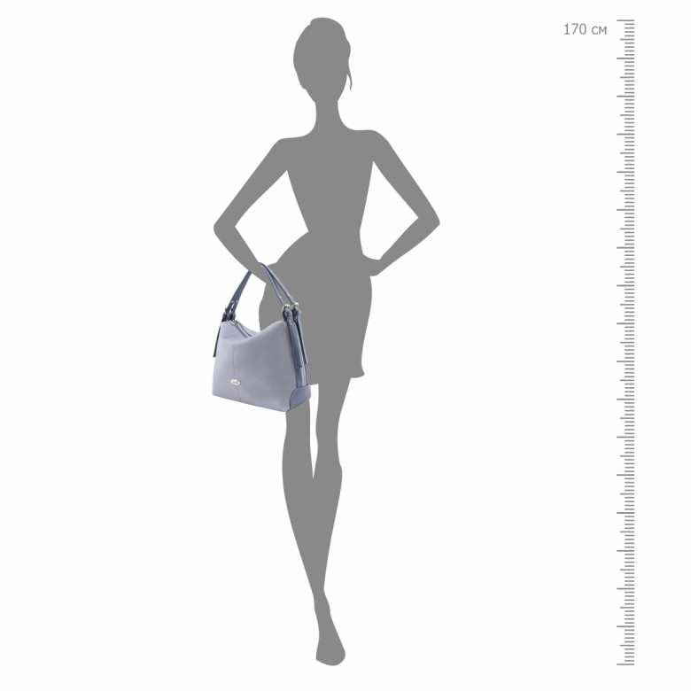 Сумка Оливи, 1175 серо-голубая/синяя Сумка Оливи, 1175 серо-голубая/синяя
