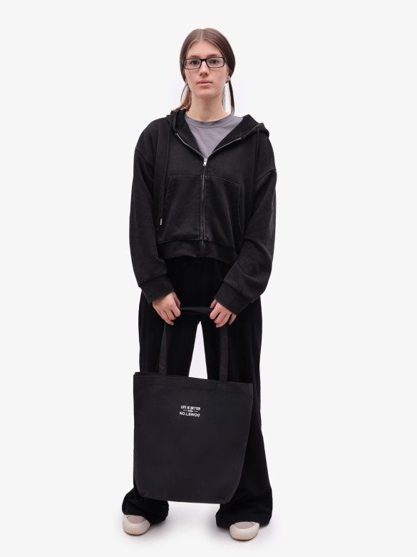 Сумка-шопер Б 6003 чёрная