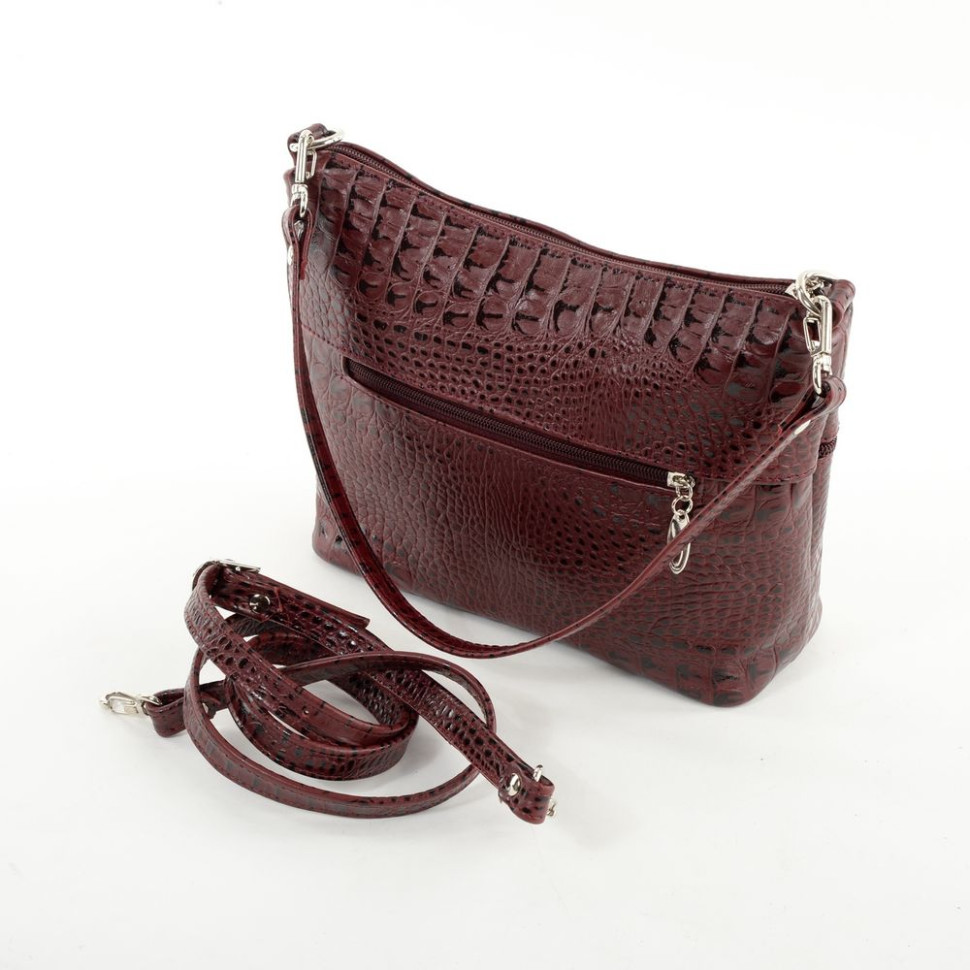 Сумка женская Sumkov 276 чёрная кайман Сумка женская Sumkov 276 чёрная кайман