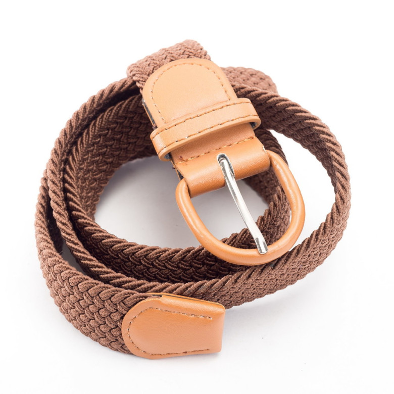 Ремень женский 35 резинка коричневый Ремень женский 35 резинка коричневый