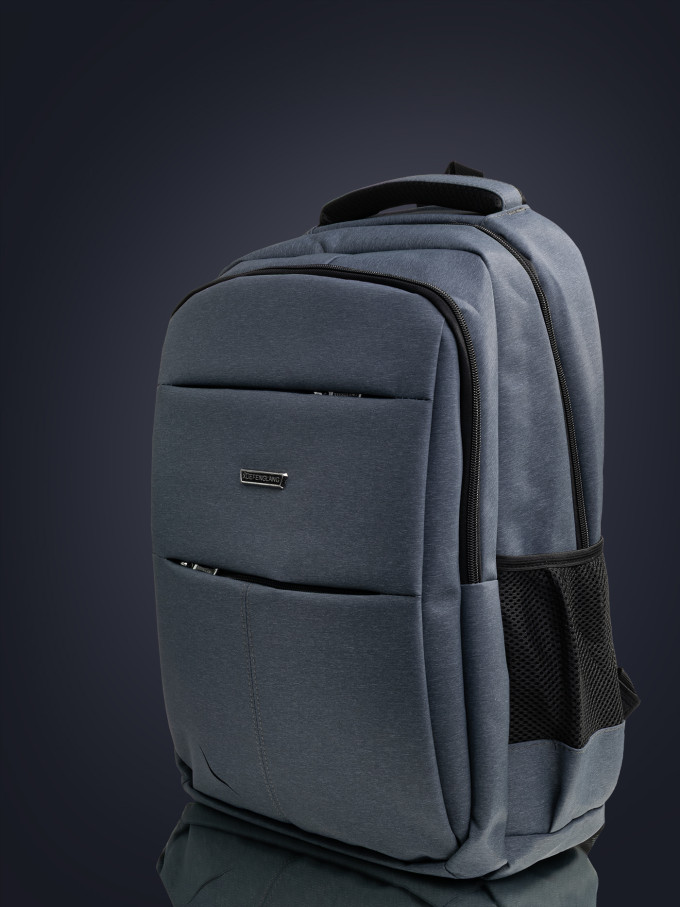 Рюкзак городской с нагрудным ремнём 2268 серый