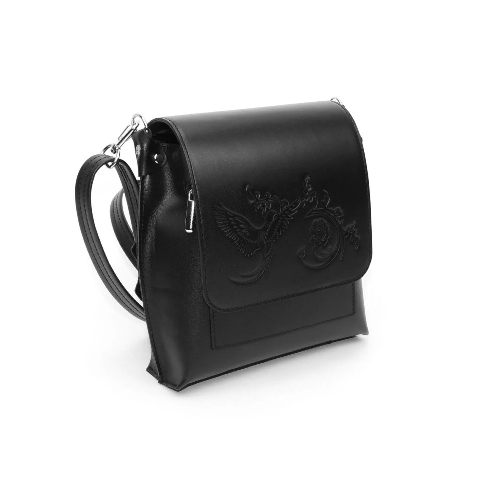 Сумка женская Natalia Kalinovskaya С86п.711 «Бритт» чёрная Сумка женская Natalia Kalinovskaya С86п.711 «Бритт» чёрная