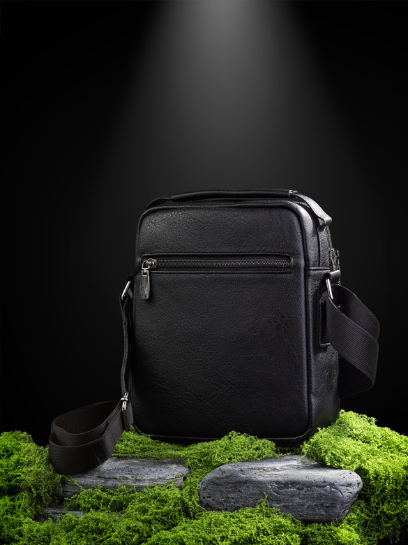 Сумка мужская JIN 5182 чёрная Сумка мужская JIN 5182 чёрная