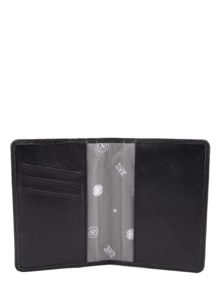 Обложка паспорт PAGE DARK Esse, кожа черный тиснение, 70943 Обложка паспорт PAGE DARK Esse, кожа черный тиснение, 70943