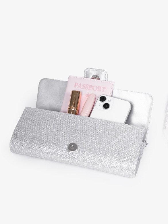 Клатч Baggins CH4123 серебристый Клатч Baggins CH4123 серебристый