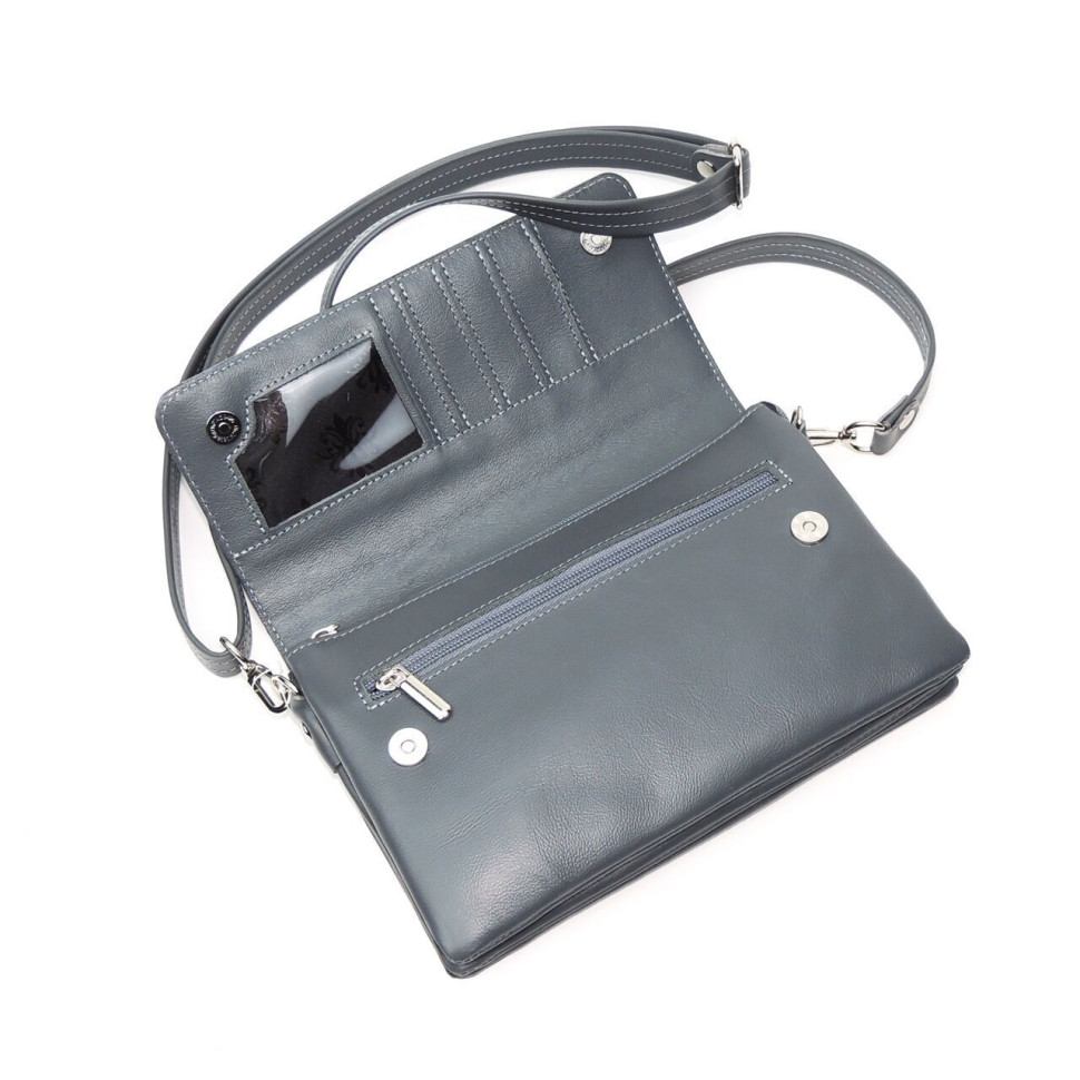 Сумка женская Natalia Kalinovskaya, «Ариан» серая Сумка женская Natalia Kalinovskaya, «Ариан» серая