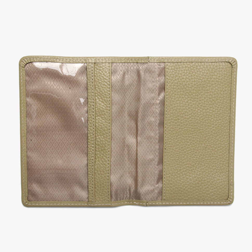 Обложка для паспорта 02-003-0681 олива флотер