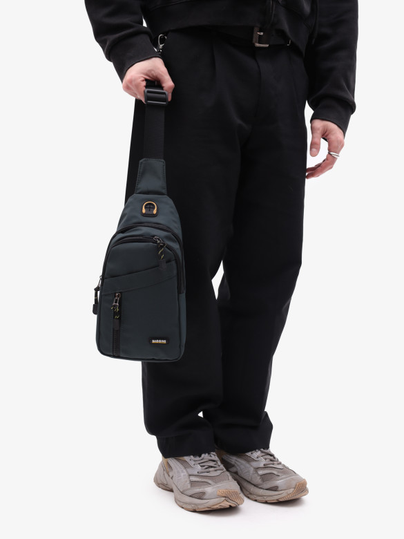 Рюкзак на одно плечо Baggins 82055 зелёный