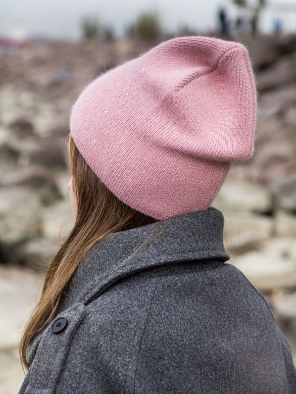 Шапка женская 12568 MARHATTER пепельная роза (56-58)