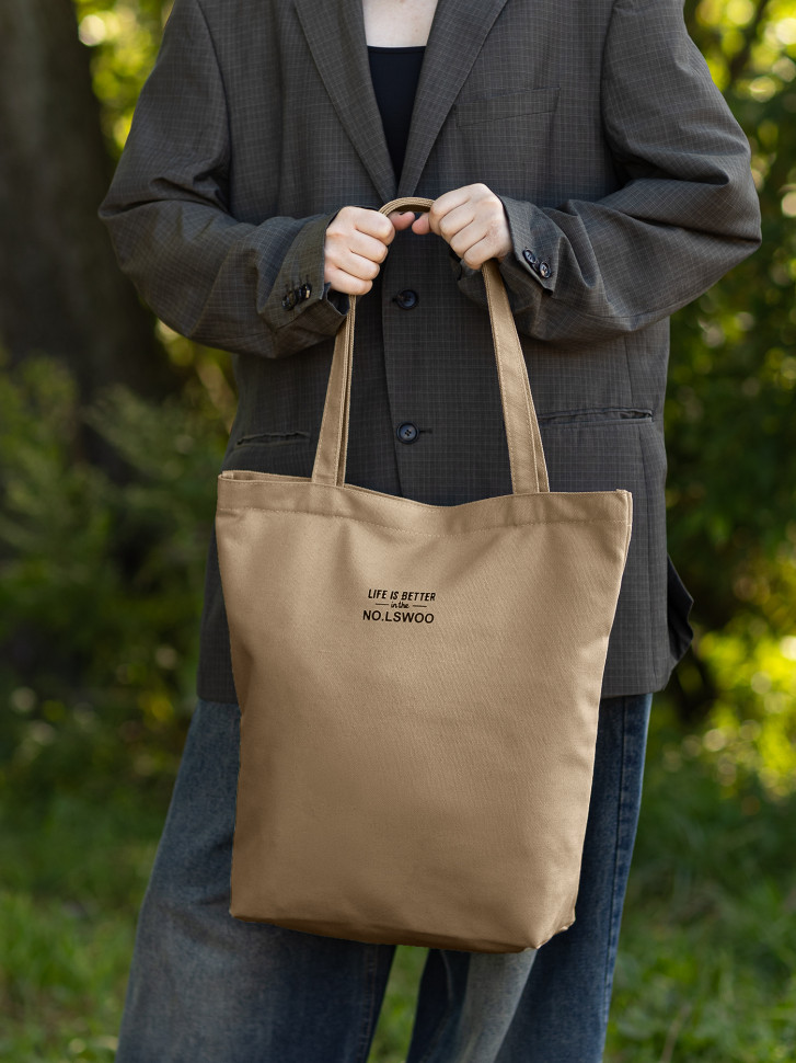 Сумка-шопер Б 6003 коричневая