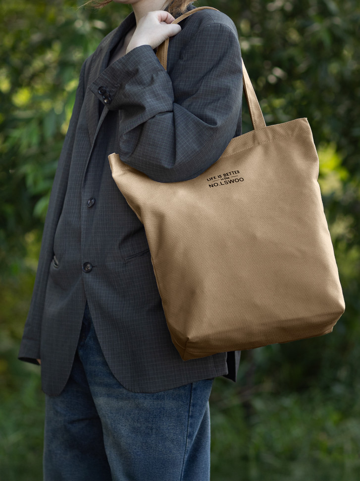 Сумка-шопер Б 6003 коричневая