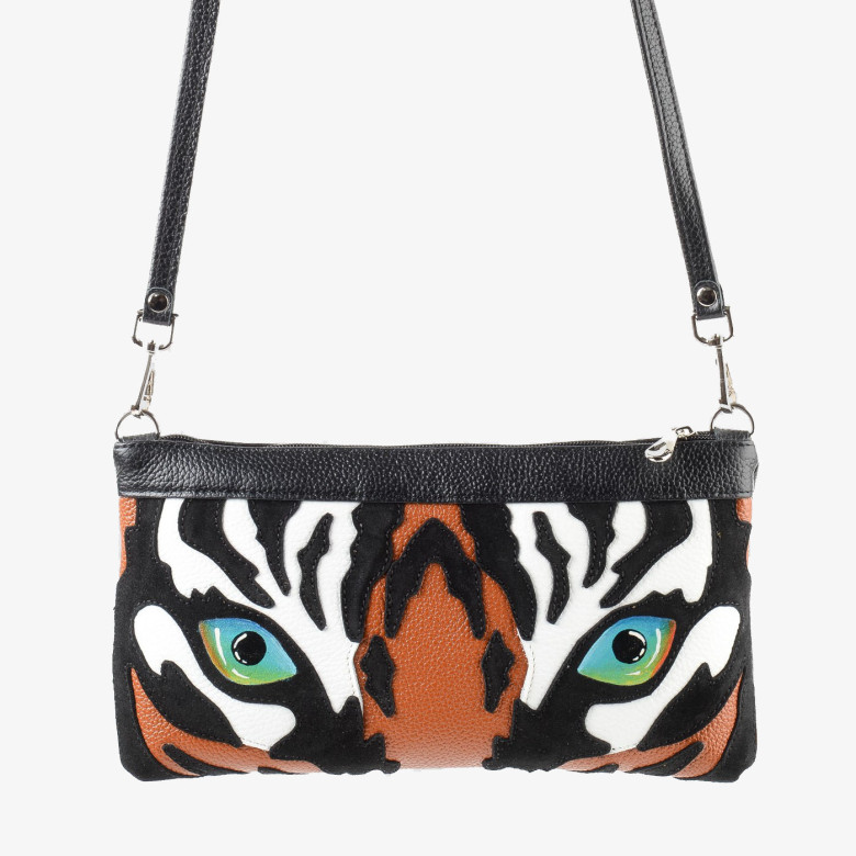 Сумка женская Protege, ДС-251-249 "Тигр №1" чёрная Сумка женская Protege, ДС-251-249 "Тигр №1" чёрная