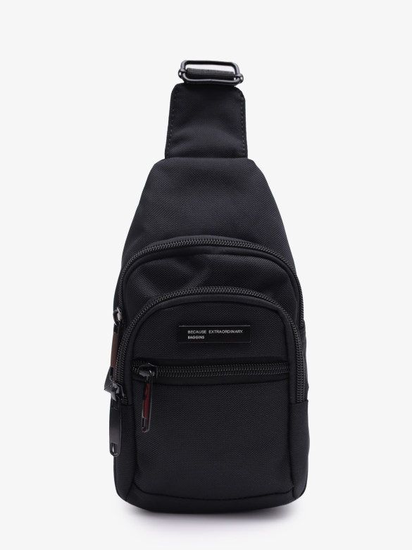 Рюкзак на одно плечо Baggins 6924 чёрный