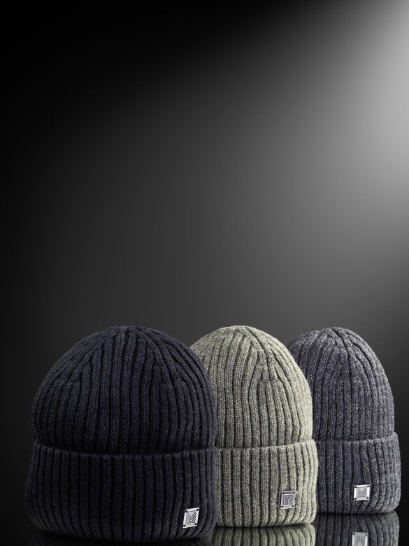 Шапка мужская 12828/2 MARHATTER чёрный (57-59)