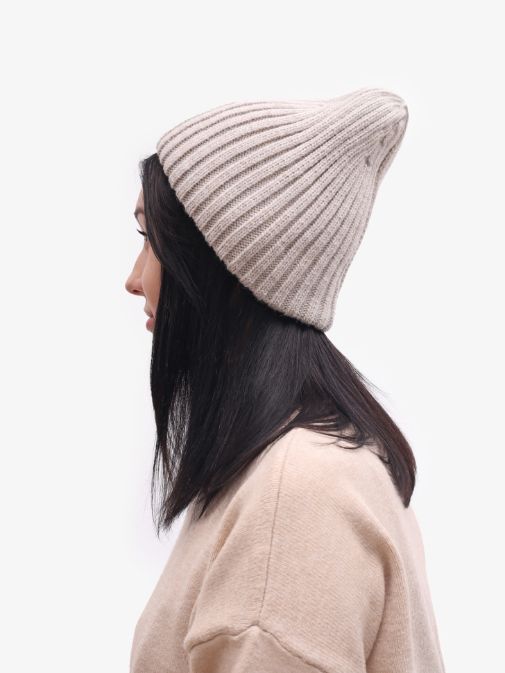 Шапка Stigler 25-048 темно-бежевая