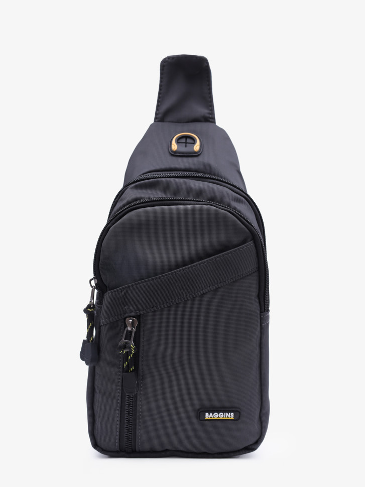 Рюкзак на одно плечо Baggins 82055 серый Рюкзак на одно плечо Baggins 82055 серый