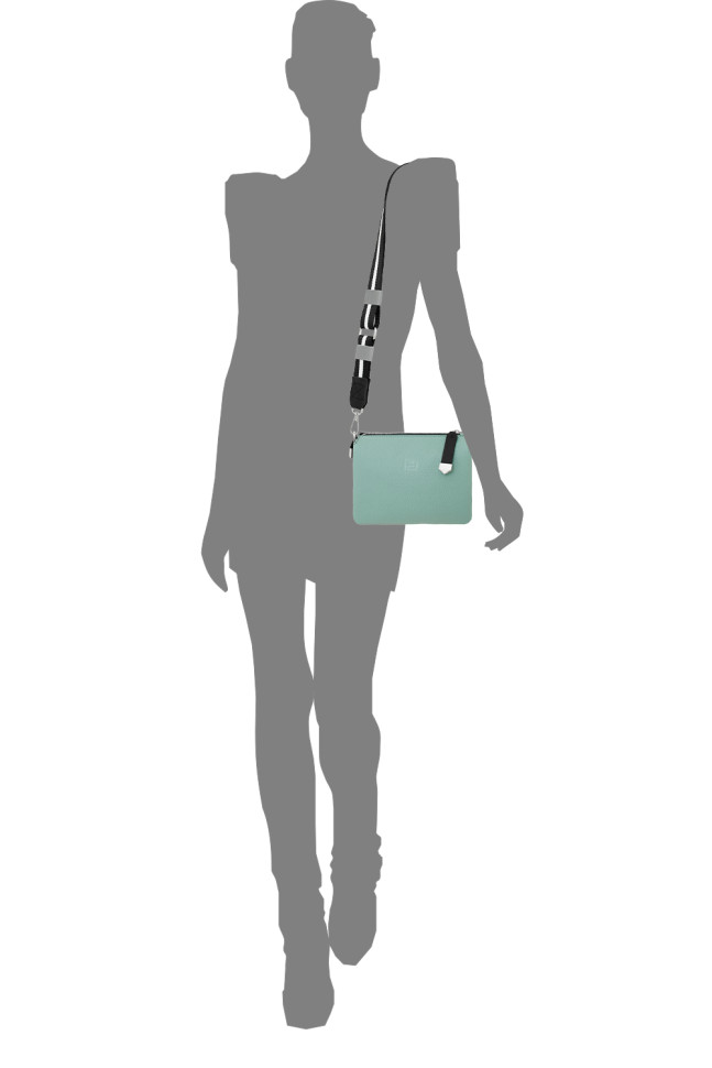 Сумка женская Protege, Ц-437.1 мент/св.сер.фл.