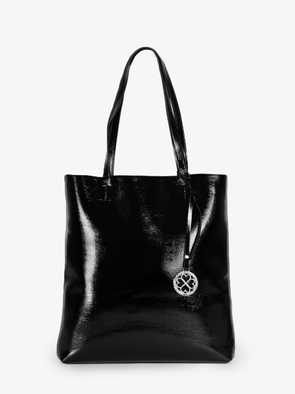 Сумка женская Baggins KDL-1300 лак черная