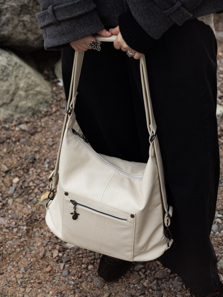 Сумка-рюкзак Roseshow 83130 молочный(46) Сумка-рюкзак Roseshow 83130 молочный(46)