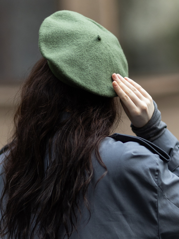 Берет женский Stigler, зубч.чесн.