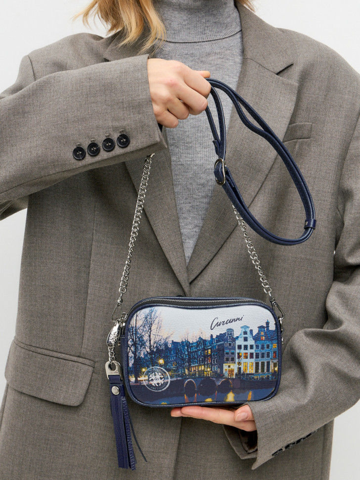 Сумка Curanni 2407 Амстердам синяя