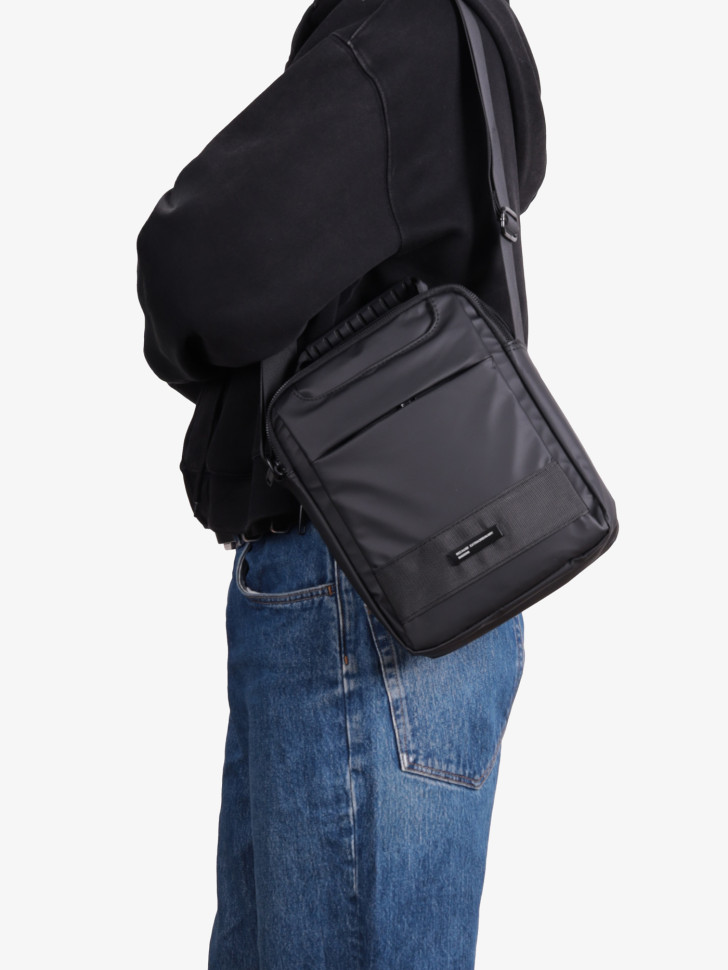 Сумка мужская Baggins 0918 черная Сумка мужская Baggins 0918 черная