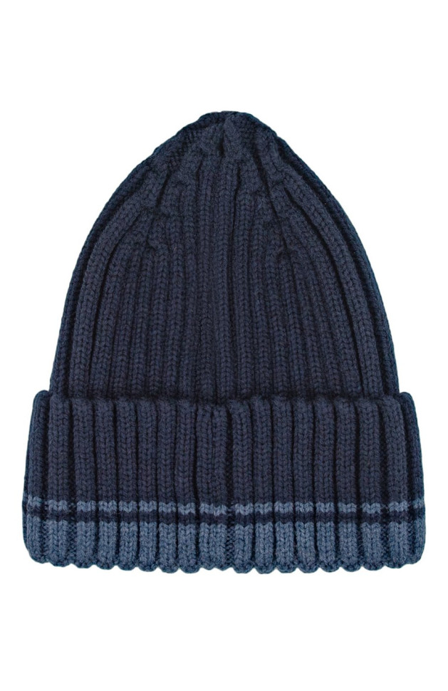 Мужская шапка 12777 MARHATTER тёмно-синяя