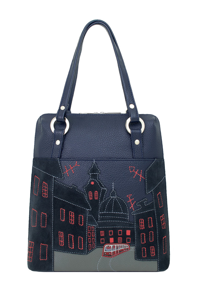 Сумка-трансформер Protege, ДС-226-264, "Город-34"синяя Сумка-трансформер Protege, ДС-226-264, "Город-34"синяя