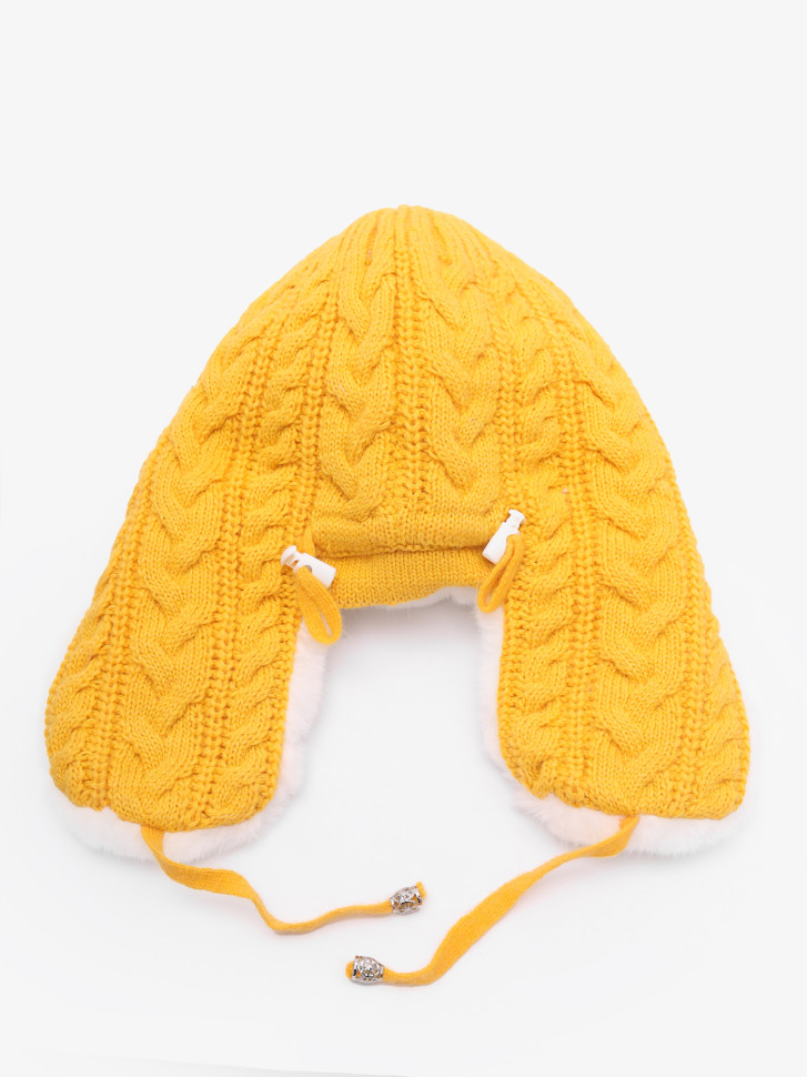 Ушанка Warm Goddess 2705 желтая