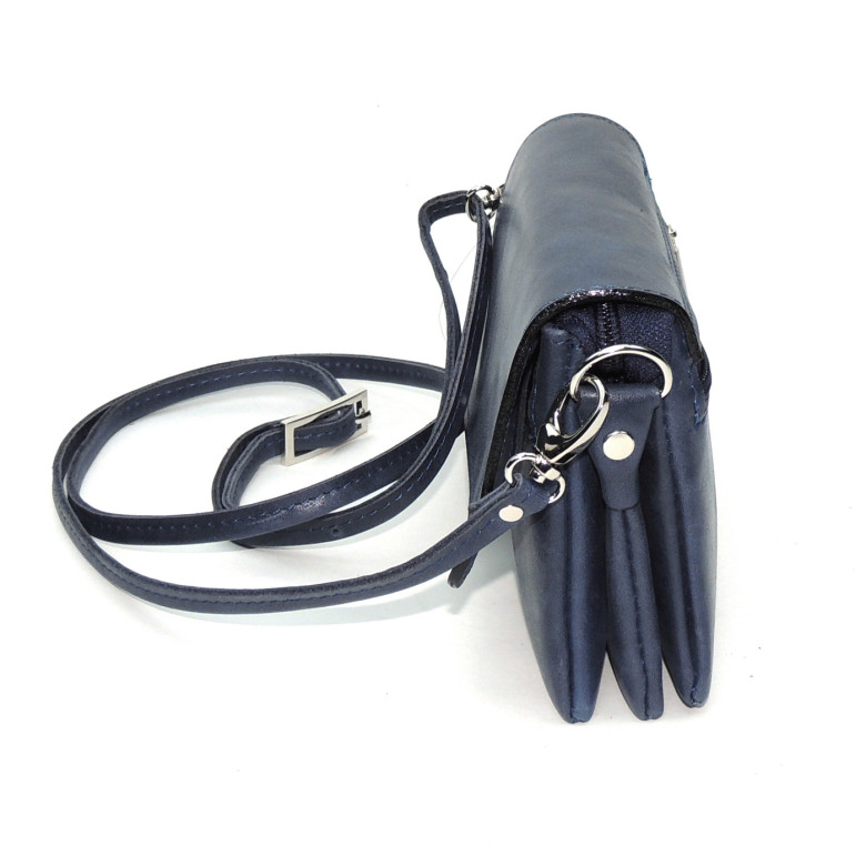 Женская сумочка кошелёк Natalia Kalinovskaya С53т «Колибри» синяя