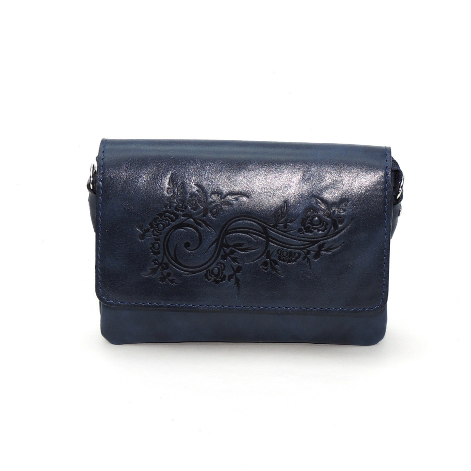 Женская сумочка кошелёк Natalia Kalinovskaya С53т «Колибри» синяя Женская сумочка кошелёк Natalia Kalinovskaya С53т «Колибри» синяя