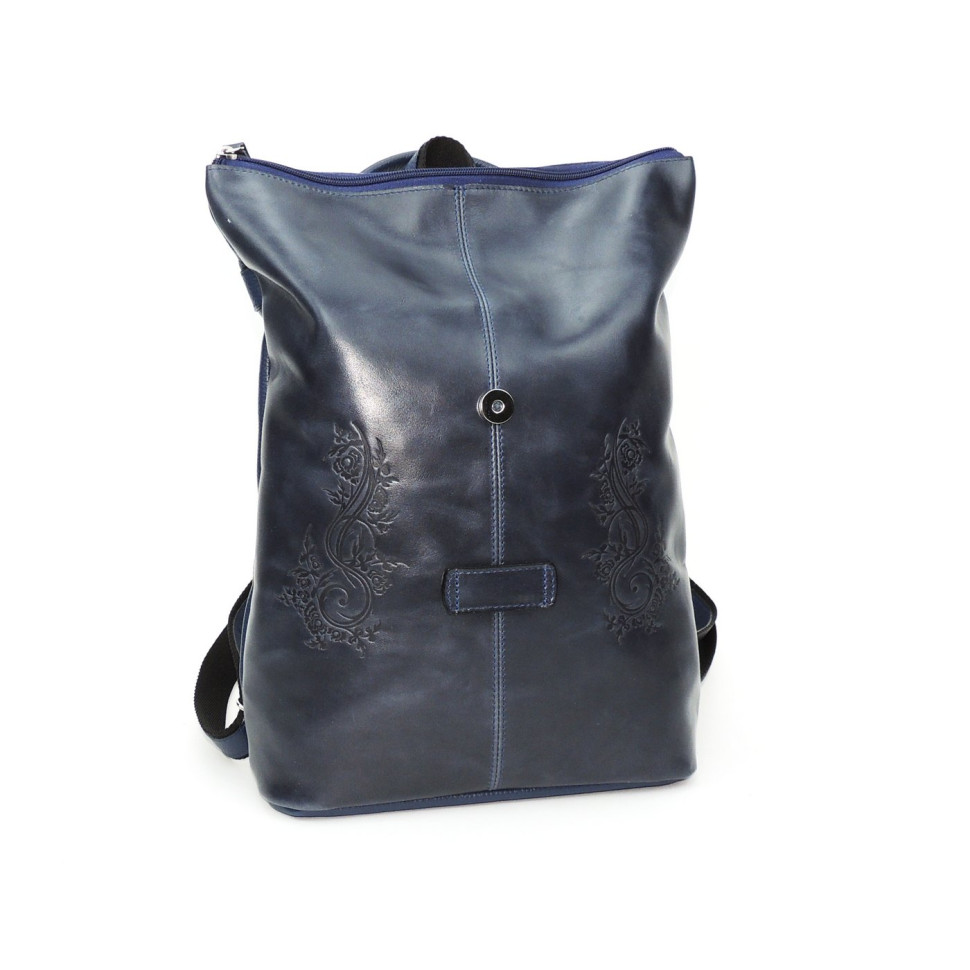 Сумка-рюкзак Natalia Kalinovskaya, "Карла" синяя