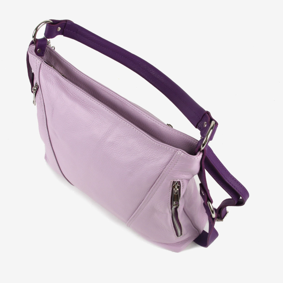 Сумка женская итальянская Roberta Firenze Арт223 dollaro светло-серая