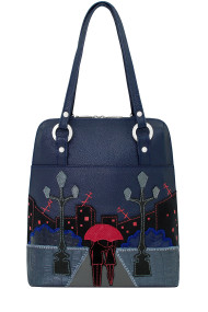 Сумка-трансформер женская Protege, ДС-226-212 Город № 24 синяя Сумка-трансформер женская Protege, ДС-226-212 Город № 24 синяя