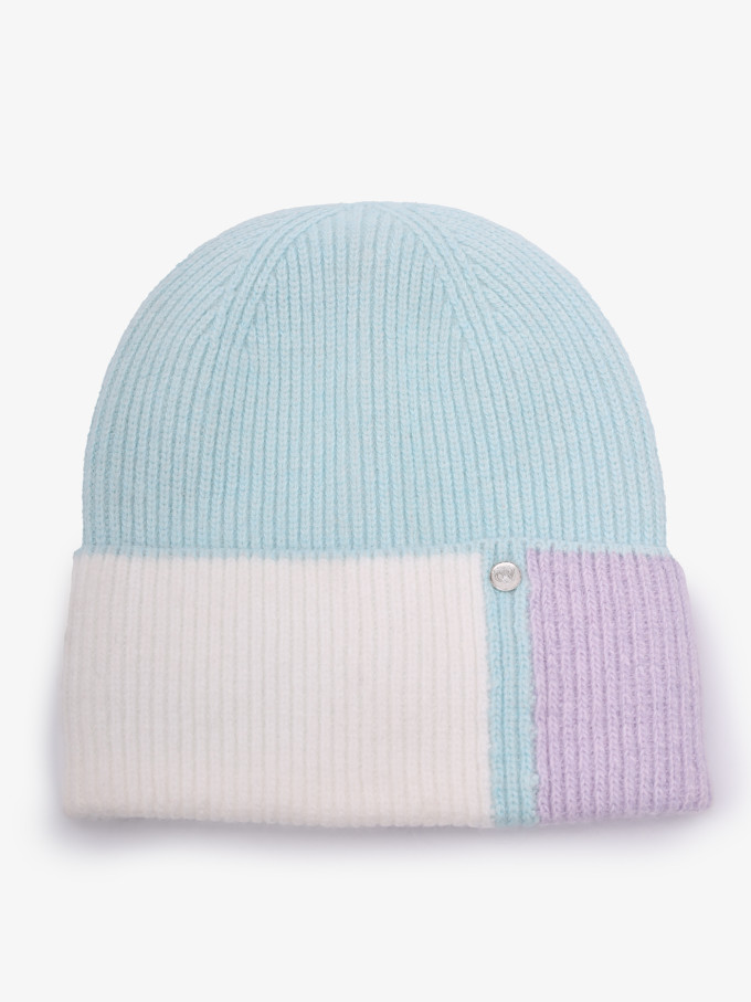 Шапка OvenTrico 1570 бирюзовый/белый/сирень Шапка OvenTrico 1570 бирюзовый/белый/сирень