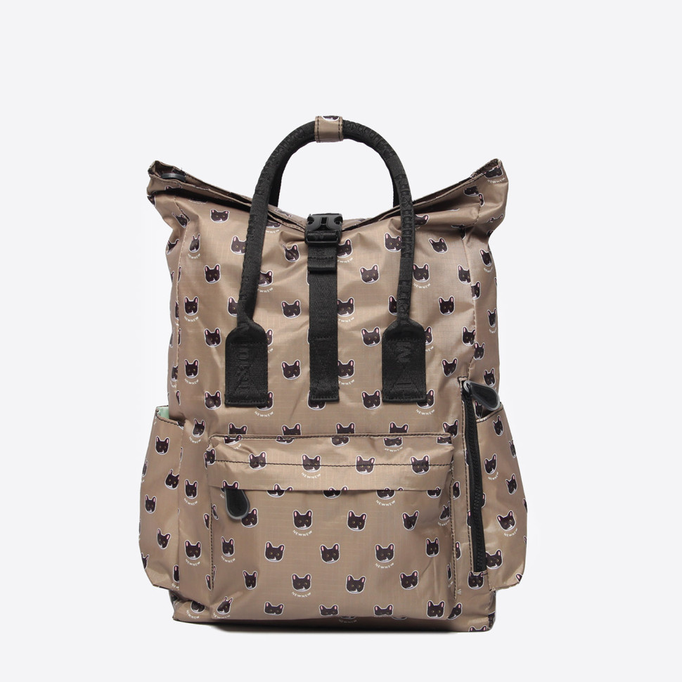 Сумка-рюкзак Minigirl 20175 коты коричневая