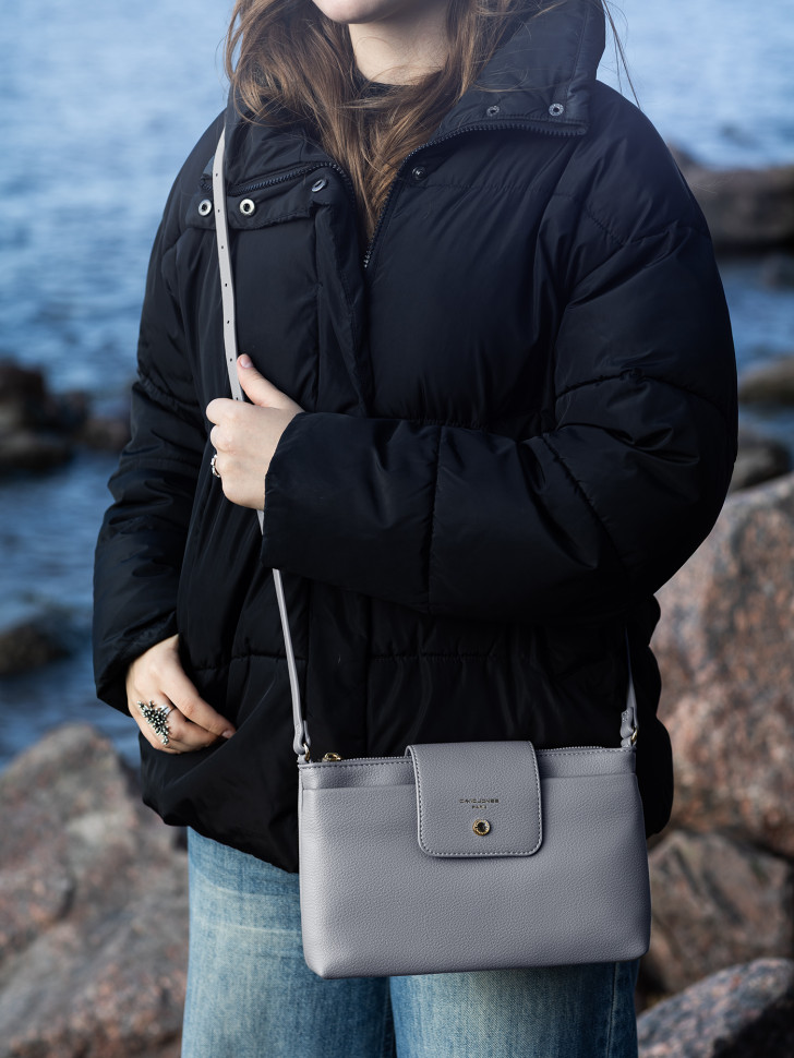 Сумка женская David Jones 7829 steel gray Сумка женская David Jones 7829 steel gray