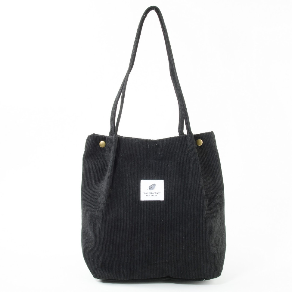 Сумка-шопер Lan Sha Wan, Б 6001 чёрная Сумка-шопер Lan Sha Wan, Б 6001 чёрная