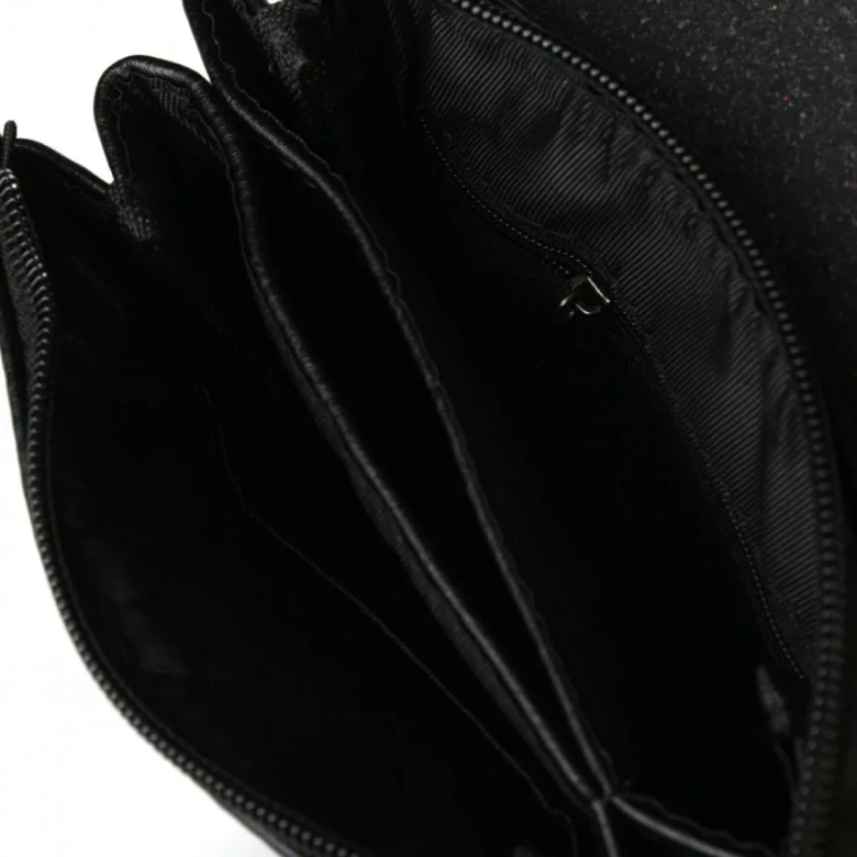 Мужская сумка-планшет из экокожи Cantlor Y03-1 чёрная Мужская сумка-планшет из экокожи Cantlor Y03-1 чёрная