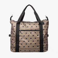 Сумка женская текстильная Minigirl 3015 коты коричневая