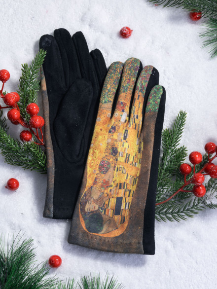 Перчатки женские Ангел 111-19 Вангог дама Перчатки женские Ангел 111-19 Вангог дама