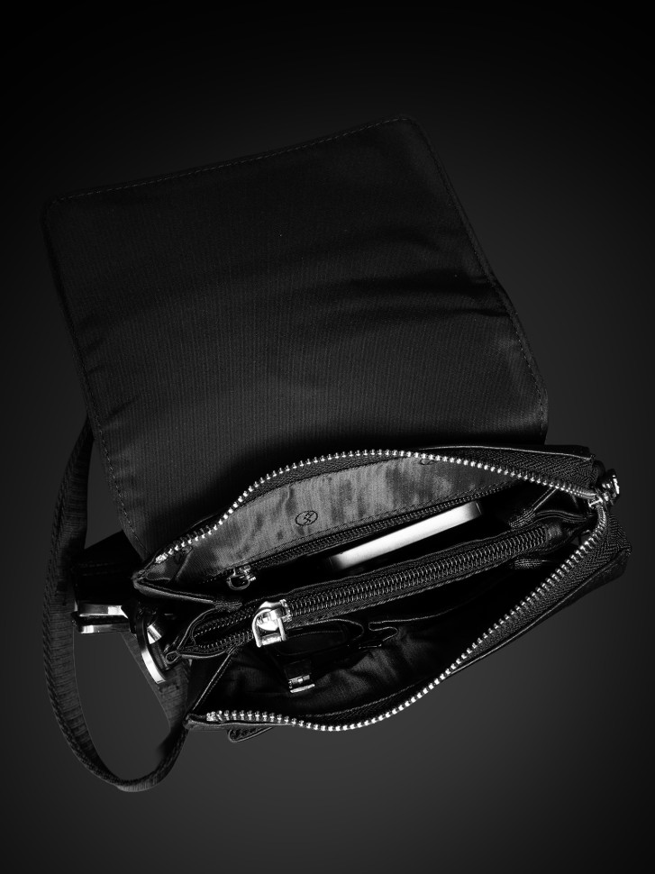 Сумка-планшет мужская HT 1293-4B чёрная Сумка-планшет мужская HT 1293-4B чёрная